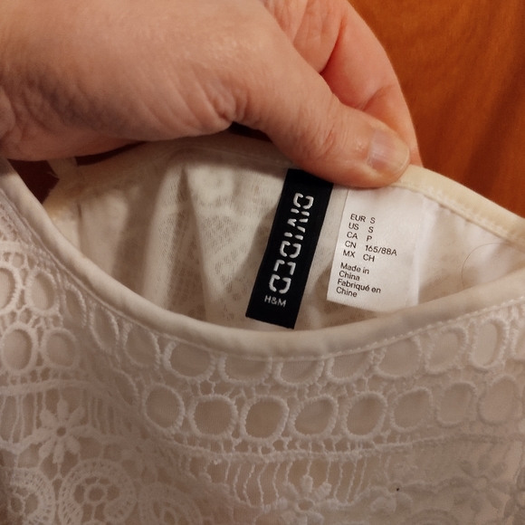 White lace sundress. DIVIDED by H & M. - Picture 5 of 5